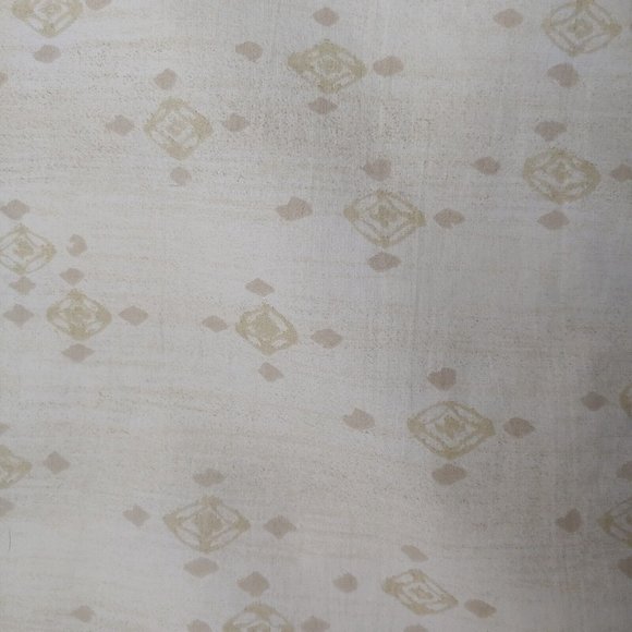 Vintage Pillowcases Pair Standard Size Tan Brown Geometric Southwest Natural EUC - Picture 3 of 6